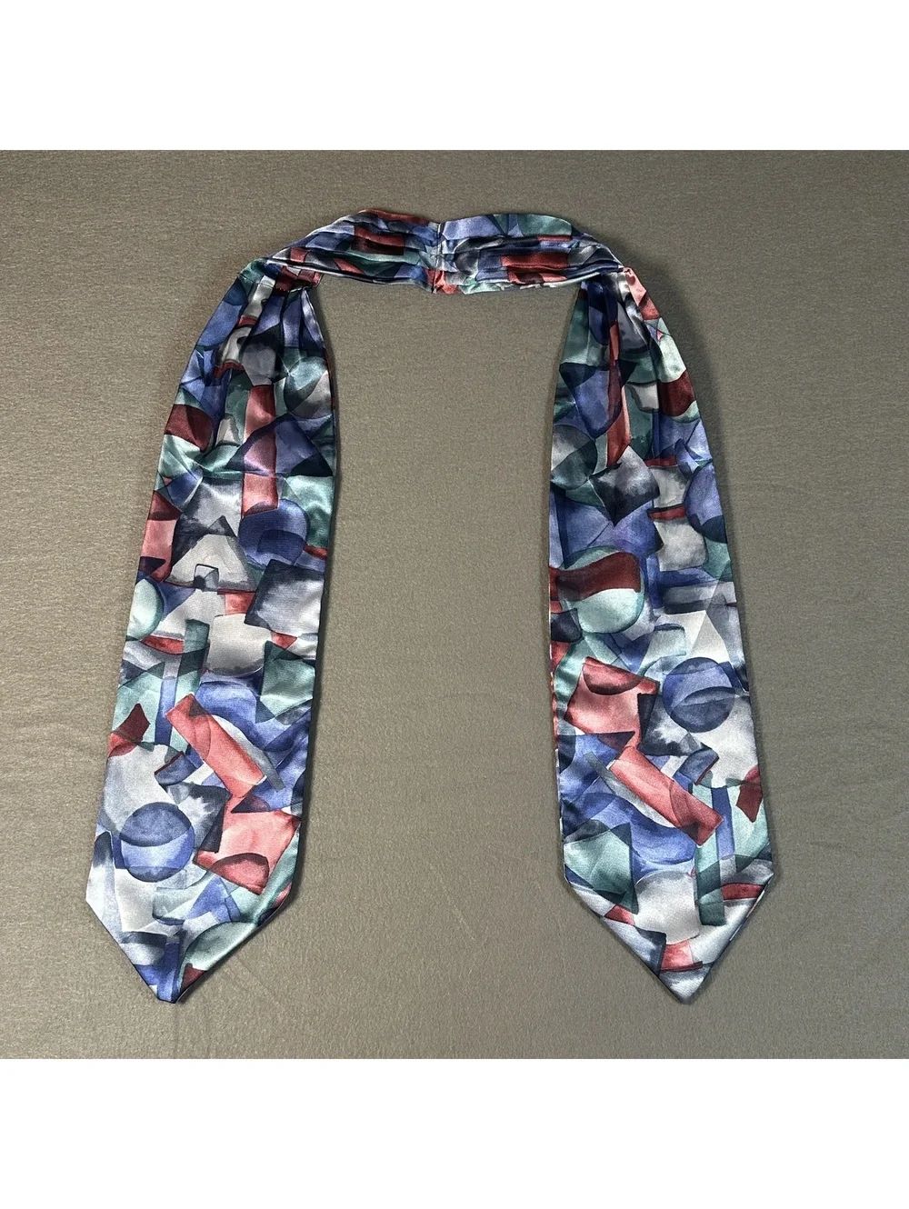 Abstract Patterned Cravat/Ascot Scarf